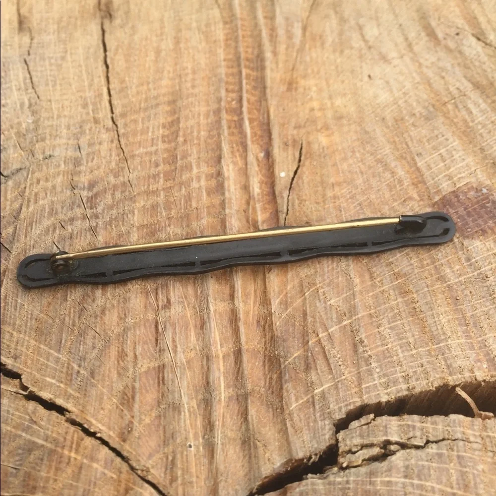 Antique Black Bar Pin Victorian